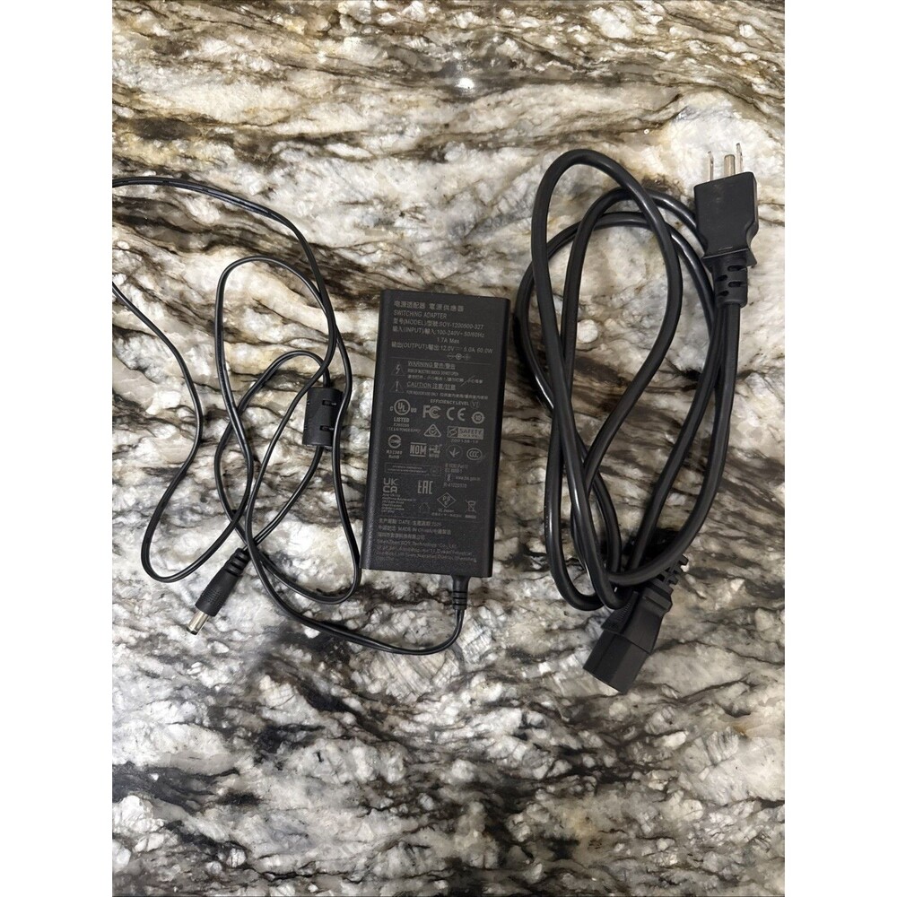 Genuine Switching Adapter Model#SOY-1200500-327 Power Supply With 12V 5A